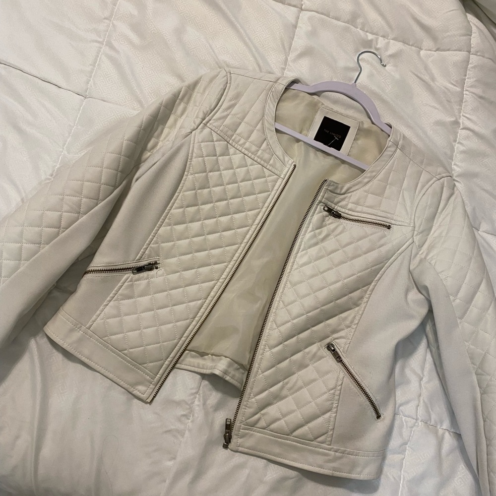 The Limited white jacket